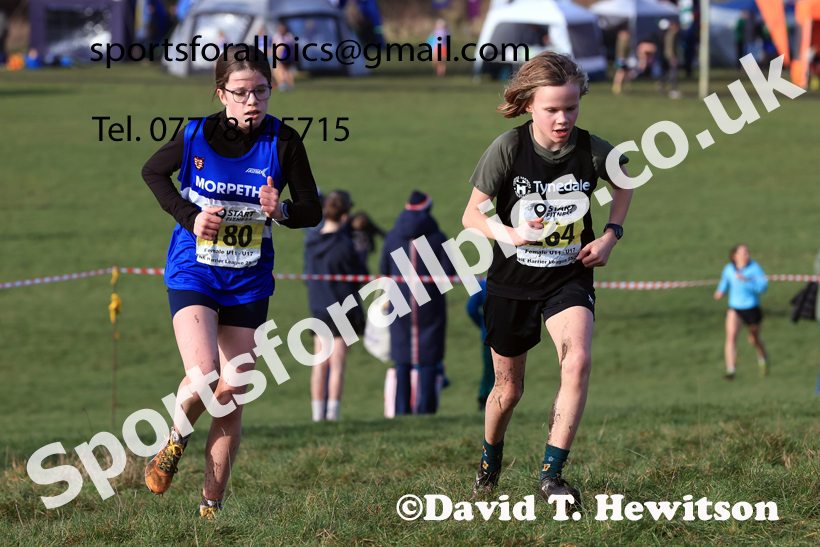 Girls Under-13s 2026 NEHL Sherman Cup and Davidson Shield, Temple Park, South Shields. Photo: David T. Hewitson/Sports for All Pics